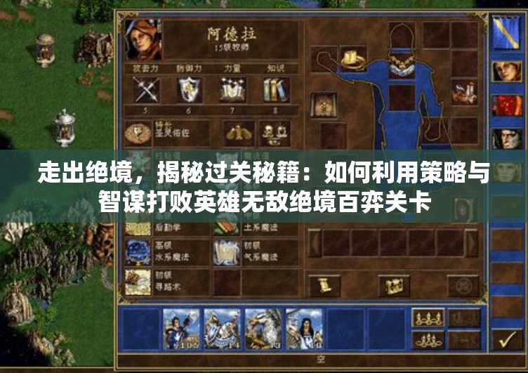 走出绝境，揭秘过关秘籍：如何利用策略与智谋打败英雄无敌绝境百弈关卡